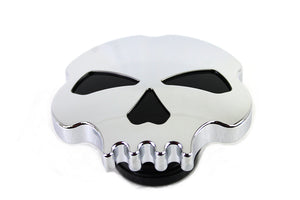 Skull Style Vented Gas Cap Chrome 1996 / UP XL 1996 / UP FLST 1996 / UP FXST 1996 / 2017 FXD