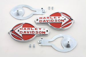Gas Tank Emblems with Red Lettering 1959 / 1960 FL
