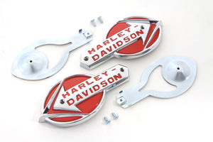 Gas Tank Emblems with Red Lettering 1959 / 1960 FL