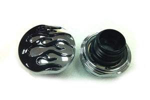 Flame Style Vented and Non-Vented Gas Cap Set 1983 / 1984 FL 1984 / 1995 FXST 1986 / 1995 FLST 1983 / 1984 FX 1983 / 1994 FXR 1983 / 1995 FLT