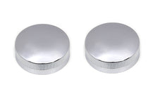 Load image into Gallery viewer, Replica Eaton Style Gas Cap Set Vented Chrome 1936 / 1940 EL 1941 / 1964 FL 1938 / 1948 UL