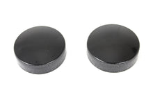 Load image into Gallery viewer, Replica Eaton Style Gas Cap Set Vented Black 1936 / 1940 EL 1941 / 1964 FL 1938 / 1948 UL