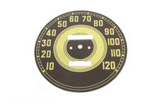 Load image into Gallery viewer, Olive Tin Speedometer Face 1940 / 1945 EL 1941 / 1945 FL 1940 / 1945 W 1940 / 1945 G