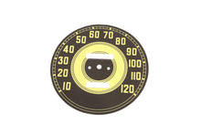 Load image into Gallery viewer, Olive Tin Speedometer Face 1940 / 1945 EL 1941 / 1945 FL 1940 / 1945 W 1940 / 1945 G