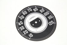 Load image into Gallery viewer, Black Tin Speedometer Face 0 /  Custom application for Aftermarket Speedometers