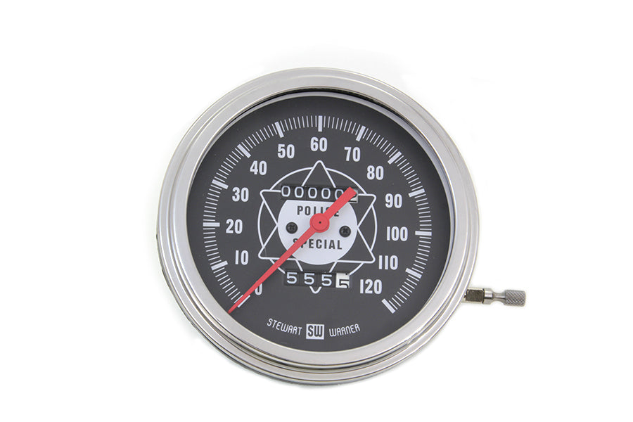 Speedometer with 2:1 Ratio and Red Needle 1941 / 1967 FL