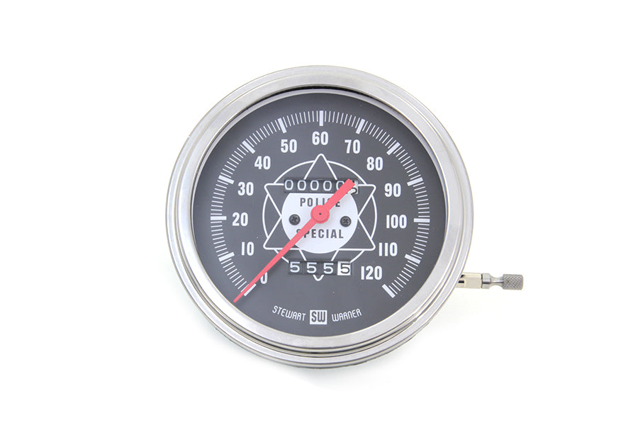 Speedometer with 1:1 Ratio and Red Needle 1968 / 1980 FL