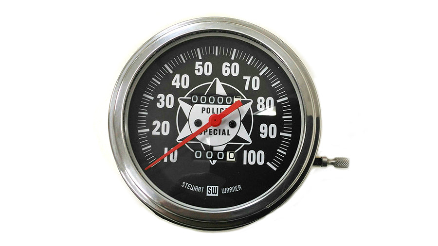 Speedometer with 1:1 Ratio and Red Needle 1968 / 1980 FL