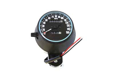 Speedometer Black Plastic Style 2:1 1974 / 1984 XLH 1974 / 1984 XLCH 1974 / 1984 FX 1974 / 1984 FXE 1982 / 1983 FXR