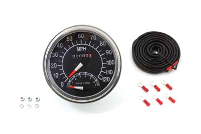 Speedometer with 2240:60 Ratio and Tachometer 1984 / 1990 FXST 1986 / 1990 FLST