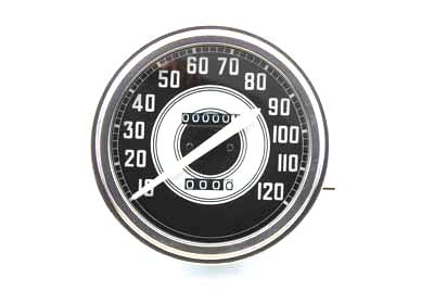 Speedometer with 2:1 Ratio and White Needle 1941 / 1961 FL 1936 / 1940 EL 1936 / 1952 WL 1938 / 1948 UL