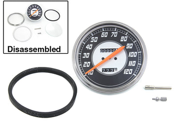 Replica 2:1 Speedometer with Orange Needle 1941 / 1961 FL 1936 / 1940 EL 1936 / 1952 WL 1938 / 1948 UL