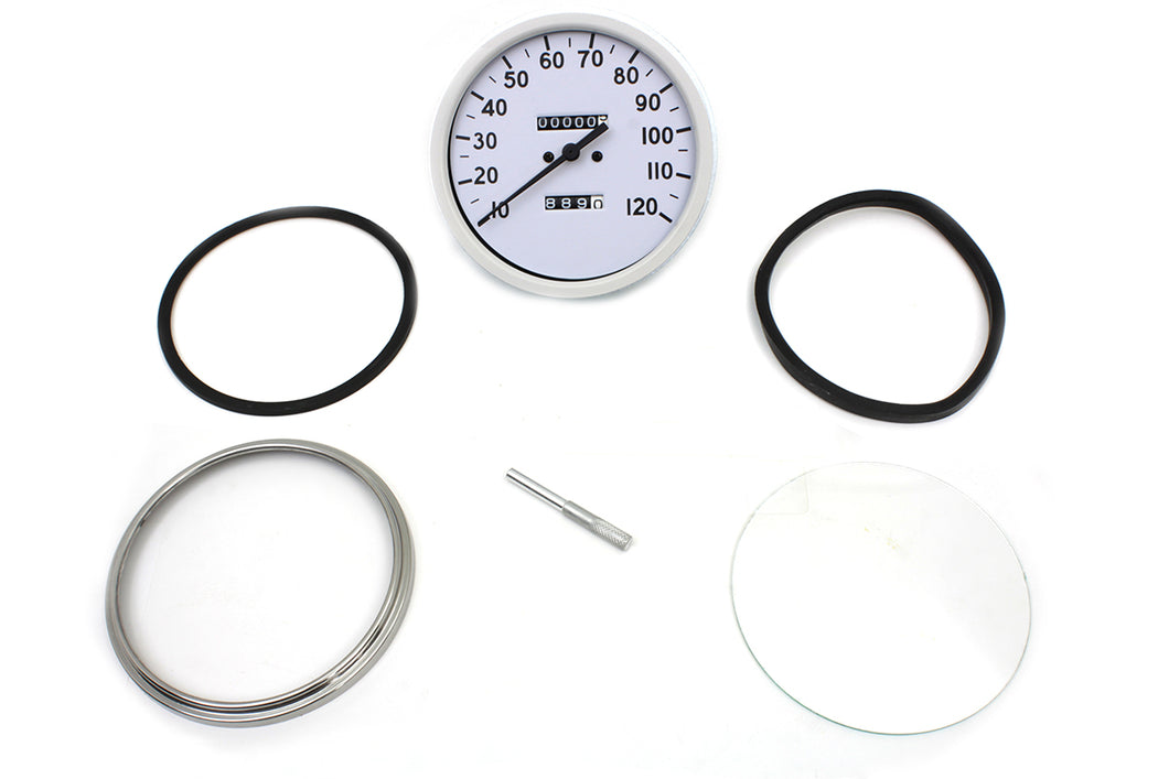 Replica 2:1 Speedometer with Black Needle 1941 / 1961 FL 1936 / 1940 EL 1936 / 1952 WL 1938 / 1948 UL