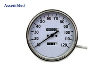 Load image into Gallery viewer, Replica 2:1 Speedometer with Black Needle 1941 / 1961 FL 1936 / 1940 EL 1936 / 1952 WL 1938 / 1948 UL