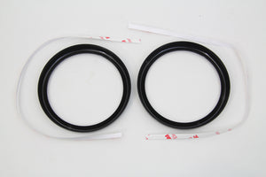 4 Gauge Bezel Cover Black Set 1996 / 1999 FLHT 1998 / 1999 FLTR