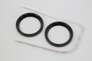 2 Gauge Bezel Cover Kit with a Black Finish 1986 / 2013 FLH 1986 / 2013 FLHX 1986 / 2013 FLTR