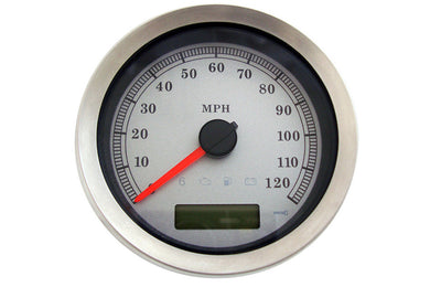 4 Electronic Speedometer Assembly Silver 2004 / 2011 FXD 2004 / 2013 XL 2004 / 2013 FLHT 2004 / 2013 FLTR 2008 / 2010 FXCW 2008 / 2010 FXCWC