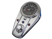 Load image into Gallery viewer, Chrome Three Light Dash Panel Kit with 2:1 Ratio Speedometer 1948 / 1967 FL 1980 / 1983 FX