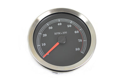 4 Black Electronic Tachometer 2004 / 2013 FLHT 2004 / 2013 FLHR 2004 / 2013 XL 2004 / 2013 FXD