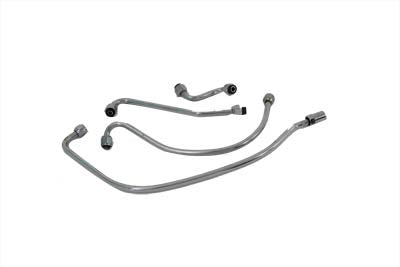Chrome Oil Line Set 1941 / 1957 FL 1936 / 1940 EL