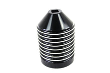 Load image into Gallery viewer, Finned Black Anodized Oil Filter Kit with Raw Accents 1984 / 2017 FXST 1986 / 2017 FLST 1984 / 2016 FLT 1991 / 2017 FXD 1984 / 1994 FXR 1984 / 1994 FXR