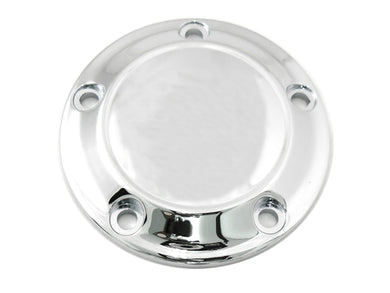 Chrome 5-Hole Smooth Ignition System Cover 1999 / UP FXST 1999 / UP FLST 1999 / UP FLT 1999 / 2005 FXD