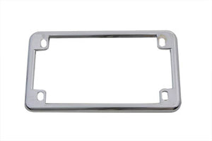 License Plate Frame Chrome 0 /  Custom application for 4 x 7" license plate"