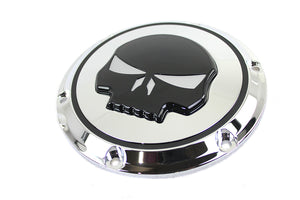 Chrome 6 Hole Skull Derby Cover 2004 / UP XL
