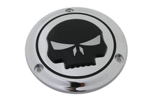 Load image into Gallery viewer, Chrome 3 Hole Skull Derby Cover 1970 / 1984 FL 1970 / 1984 FL 1971 / 1984 FX 1971 / 1984 FX 1984 / 1998 FXST 1984 / 1998 FXST 1986 / 1998 FLST 1979 / 1998 FLT 1979 / 1998 FLT 1991 / 1998 FXD 1982 / 1994 FXR 1982 / 1994 FXR