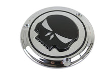Load image into Gallery viewer, Chrome 3 Hole Skull Derby Cover 1970 / 1984 FL 1970 / 1984 FL 1971 / 1984 FX 1971 / 1984 FX 1984 / 1998 FXST 1984 / 1998 FXST 1986 / 1998 FLST 1979 / 1998 FLT 1979 / 1998 FLT 1991 / 1998 FXD 1982 / 1994 FXR 1982 / 1994 FXR