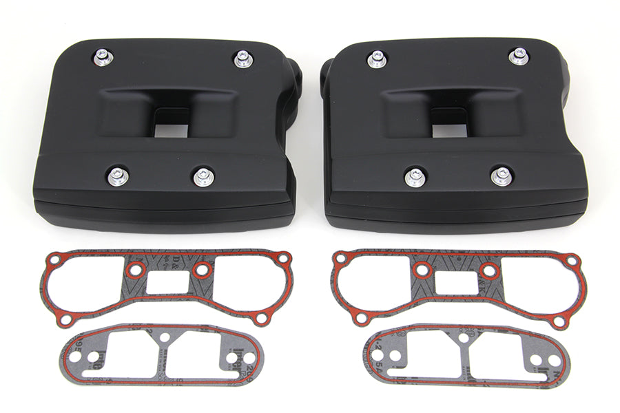 Black Rocker Box Cover Set 1992 / 1999 FXST 1992 / 1999 FLST 1992 / 1999 FLT 1992 / 1999 FXD 1992 / 1994 FXR