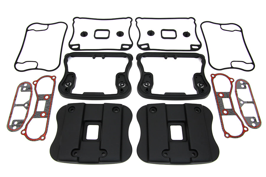 Top Rocker Box Cover and D-Ring Kit Black 1991 / 2003 XL