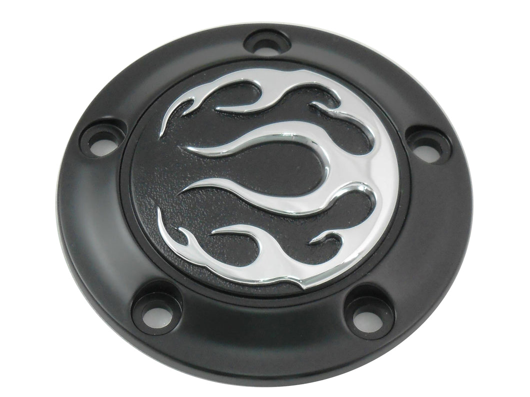 Black 5-Hole Flame Point Cover 1999 / UP FLST 1999 / UP FXST 1999 / UP FLT 1999 / 2005 FXD