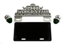 Load image into Gallery viewer, World&#39;s Fair License Plate Topper Kit 0 /  Custom application for 4 X 7&quot; license plate&quot;