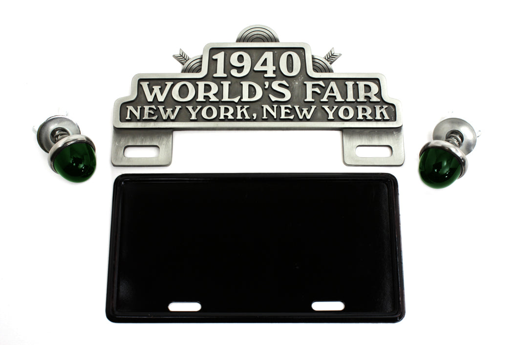 World's Fair License Plate Topper Kit 0 /  Custom application for 4 X 7