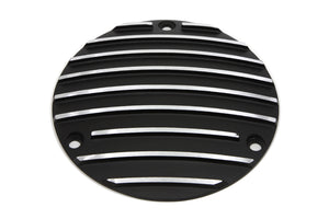 Finned Derby Cover Black 1971 / 1984 FX 1970 / 1984 FL 1984 / 1998 FXST 1986 / 1998 FLST 1979 / 1998 FLT 1979 / 1998 FLT 1991 / 1998 FXD 1985 / 1994 FXR