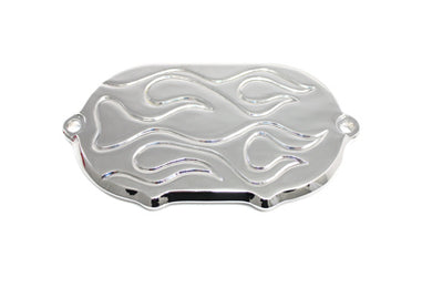 Flame Transmission End Cover Chrome 1987 / 1999 FXST 1987 / 1999 FLST 1987 / 1999 FLT 1987 / 1994 FXR 1991 / 1999 FXD
