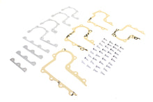 Load image into Gallery viewer, Cover Strip and Gasket Kit Chrome 1937 / 1940 EL 1941 / 1947 FL