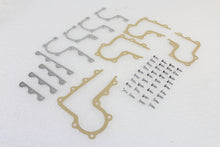 Load image into Gallery viewer, Cover Strip and Gasket Kit Chrome 1937 / 1940 EL 1941 / 1947 FL