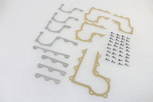Cover Strip and Gasket Kit Chrome 1937 / 1940 EL 1941 / 1947 FL