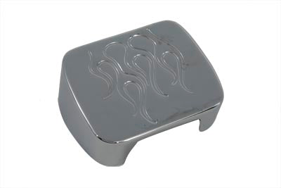 Chrome Flame Coil Cover 1984 / 1999 FXST 1986 / 1999 FLST 1971 / 1984 FX 1965 / 1984 FL