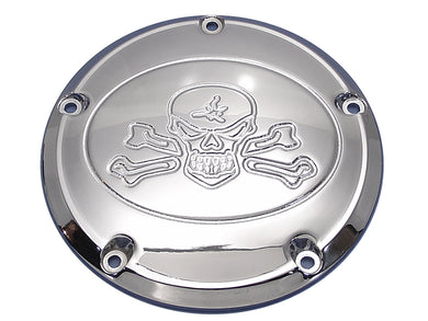 Skull Derby Cover Chrome 1999 / 2018 FXST 1999 / 2018 FLST 1999 / 2015 FLT 1999 / 2017 FXD