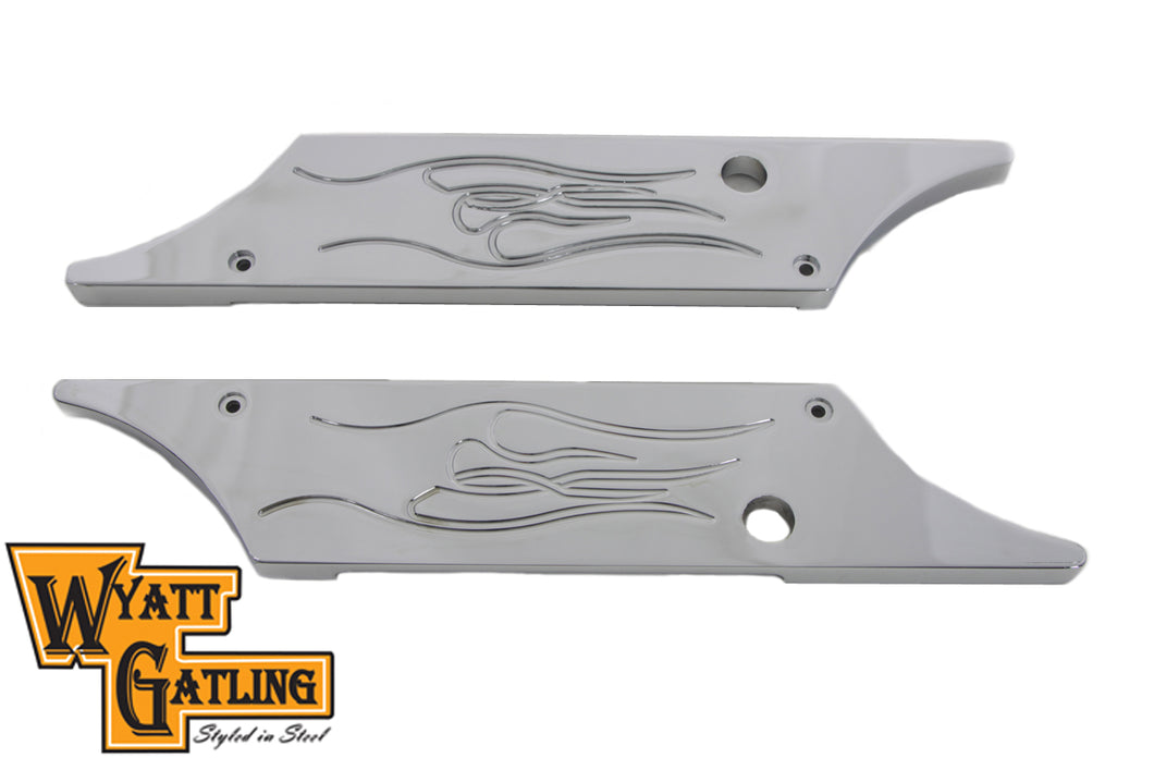 Wyatt Gatling Saddlebag Face Plate 1993 / 2013 FLT