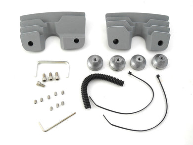 Head Bolt and Spark Plug Cover Kit Silver 1999 / 2006 FLT 1999 / 2006 FXST 1999 / 2006 FLST 1999 / 2006 FXD