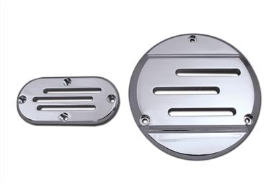 Vented Derby and Inspection Cover Kit Billet 1991 / 1998 FXD 1987 / 1994 FXR 1986 / 1998 FLST 1984 / 1998 FXST 1979 / 1984 FLT 1985 / 1998 FLT 1971 / 1984 FX 1970 / 1984 FL