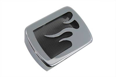 Chrome Coil Cover with Flame Accent 1984 / 1999 FXST 1986 / 1999 FLST 1971 / 1984 FX 1965 / 1984 FL