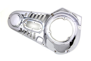 Chrome Outer Primary Cover 0 /  Custom application with milled slots for belt drive models