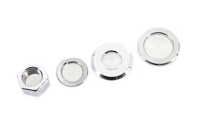 Zinc Rear Axle Nut Kit 1973 / 1987 FX 1973 / 1984 FL 1984 / UP FXST 1986 / UP FLST 1982 / 1984 FXR 1985 / 1994 FXR 1991 / 2017 FXD 1979 / UP XL