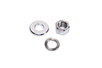 Chrome Front Axle Nut and Washer Kit 1973 / 1984 FL 1980 / 1983 FX 1984 / UP FXST 1986 / UP FLST