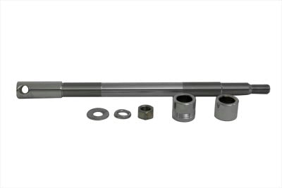 Chrome Front Axle Kit 12-15/16 Overall Length 2000 / UP FXST 41mm Forks2000 / 2017 FXDWG 41mm Forks